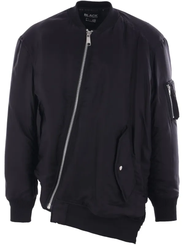 BLACK COMME des GARÇONS アシンメトリージャケット Black Comme Des Garçons リバーシブル アシンメトリー ボンバー