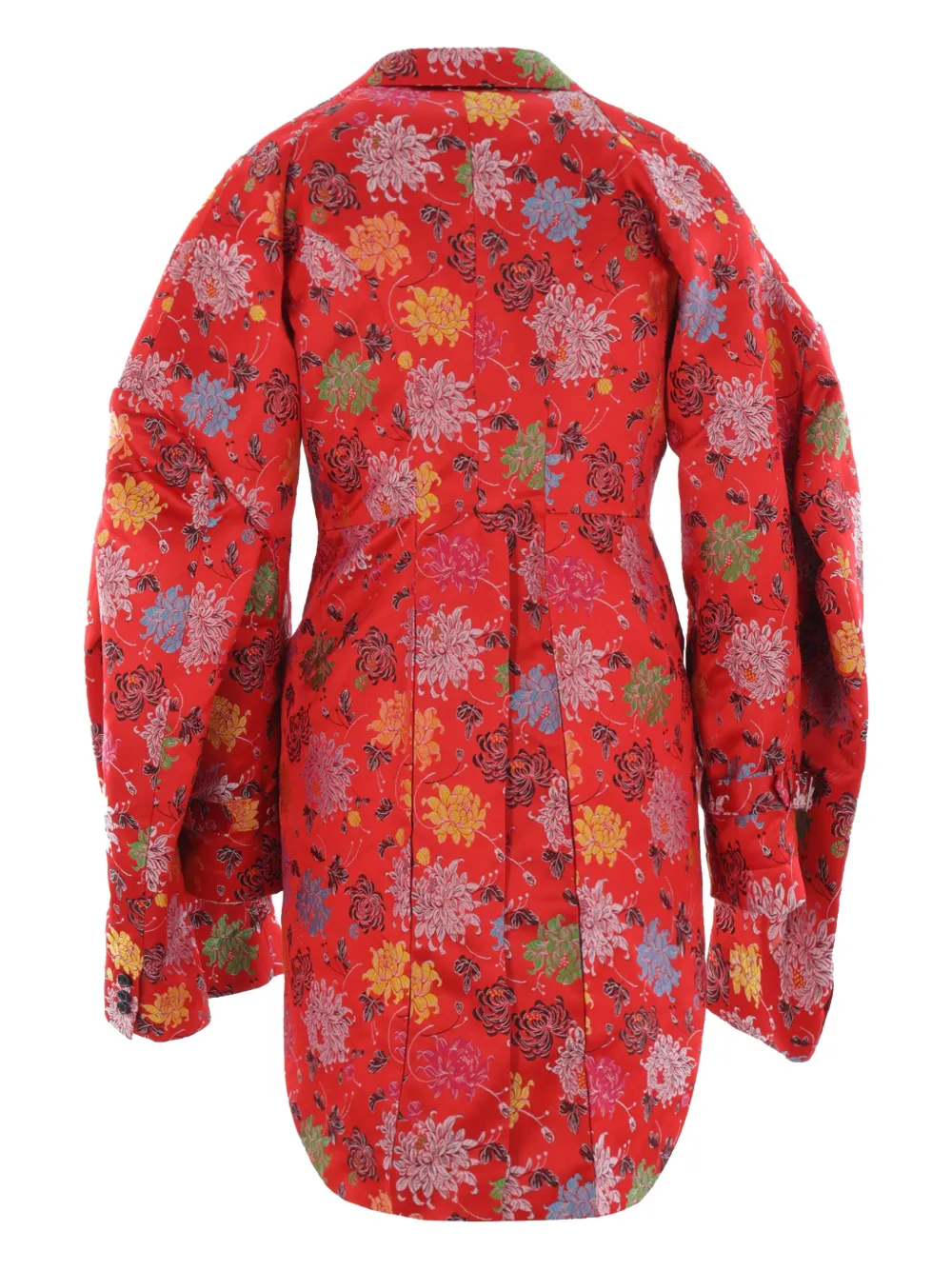 Comme Des Garçons floral-jacquard blazer - Rood