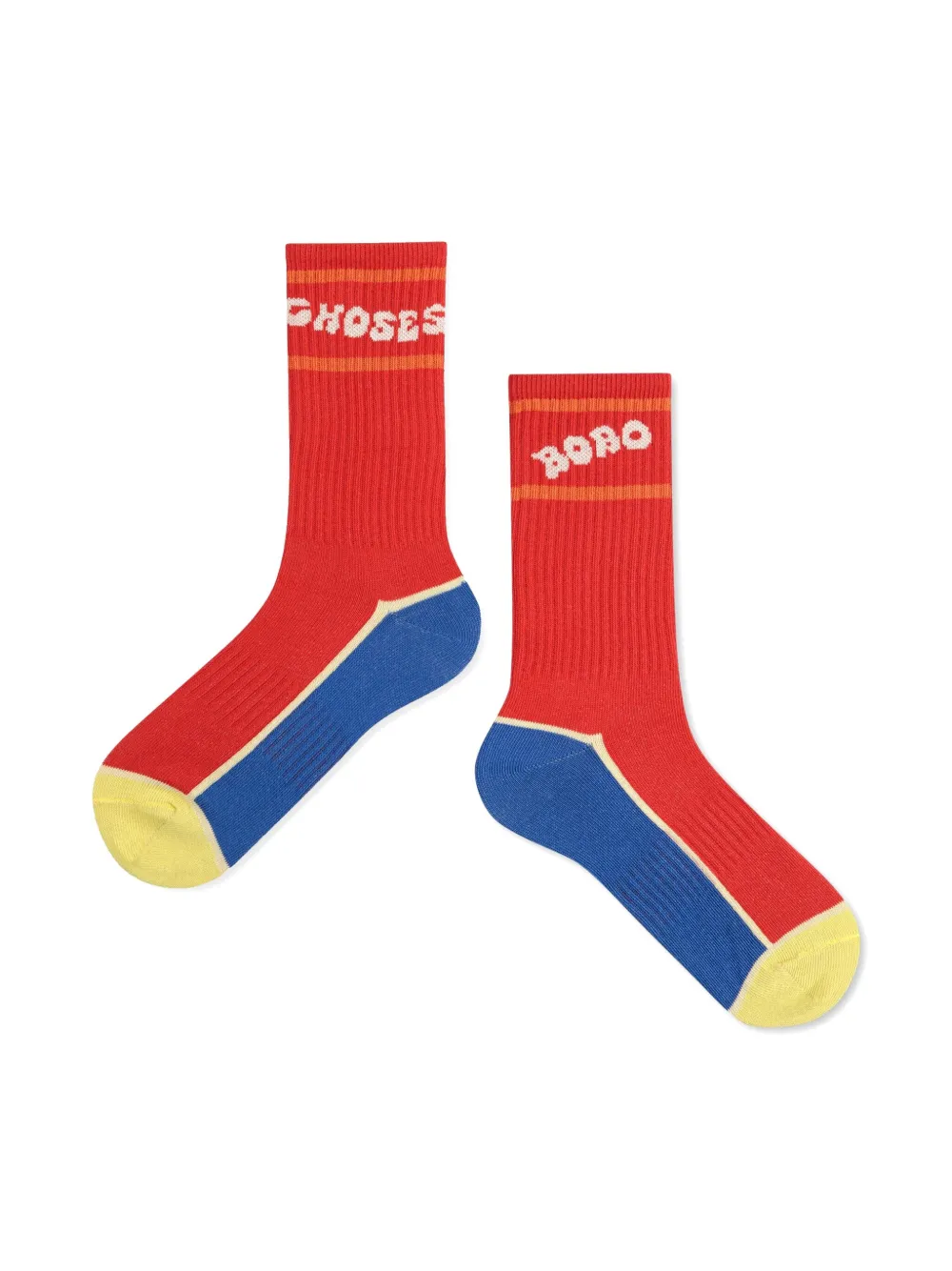 Bobo Choses logo-print socks - Rood