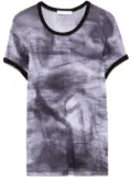 Helmut Lang graphic-print T-shirt - Black