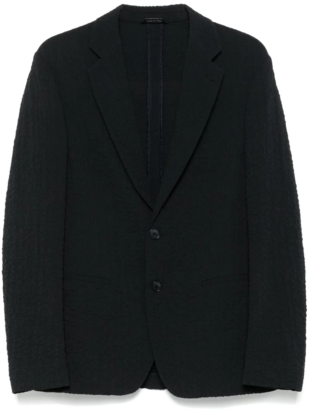 crinkled blazer
