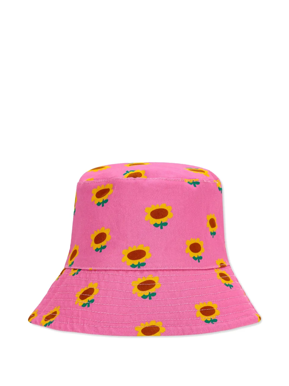 Bobo Choses floral-print hat - Roze