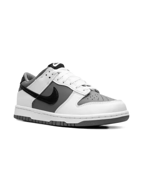 Nike Kids Dunk Low "White/Black/Smoke Grey" sneakers