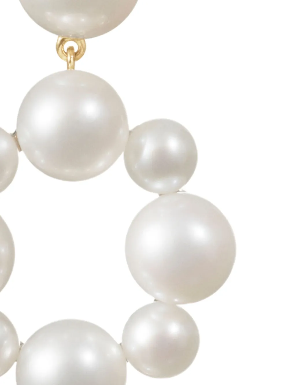 Sophie Bille Brahe boucles d'oreilles Nebula en or jaune 14ct à perles | Joaillerie | Image 2