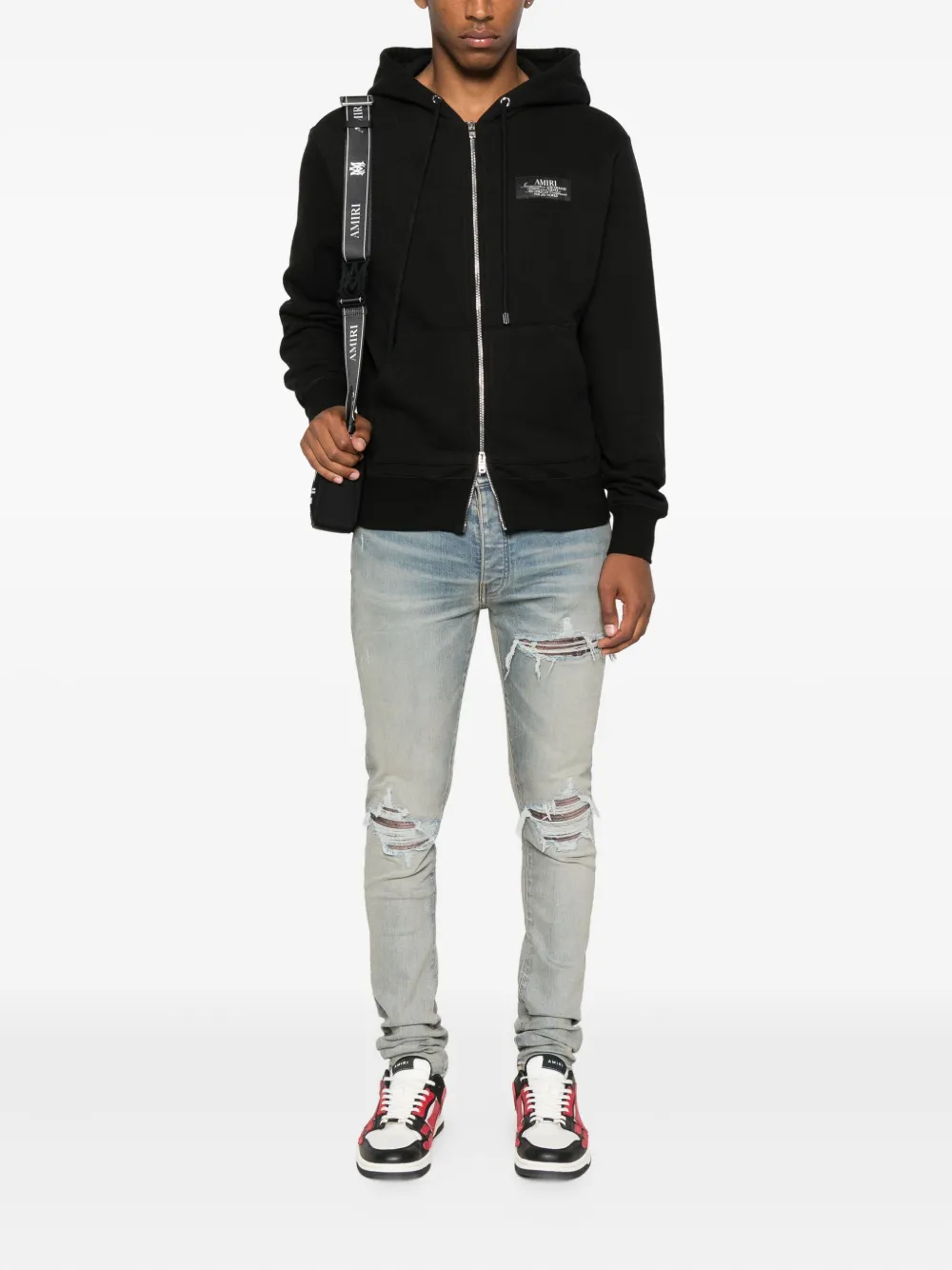 AMIRI Spirit zip hoodie Zwart