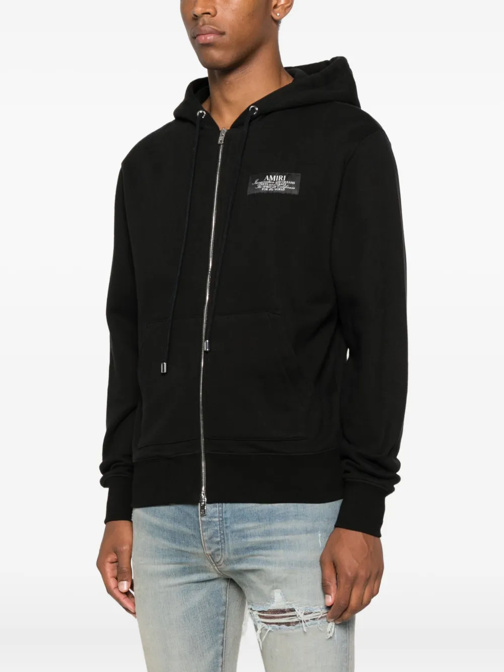 AMIRI Spirit zip hoodie Zwart