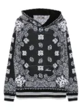 AMIRI bandana hoodie - Black