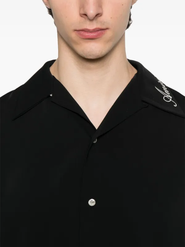 AMIRI logo-embroidered Shirt | Black | FARFETCH