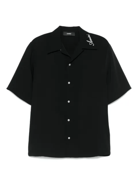 AMIRI logo-embroidered shirt