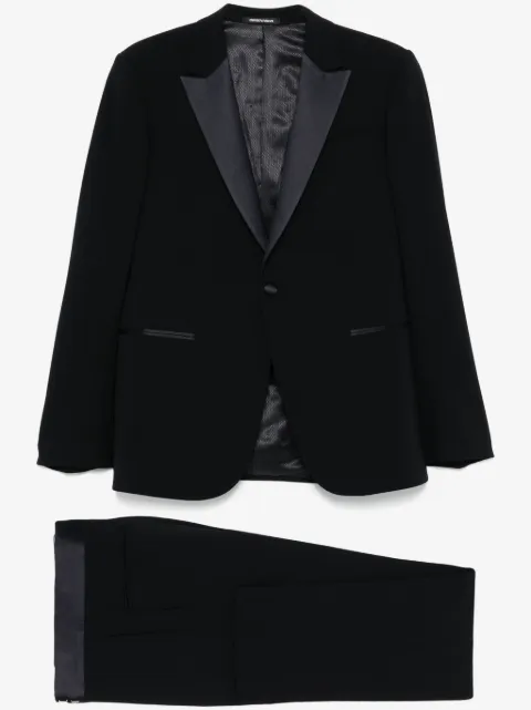 Emporio Armani costume à veste à simple boutonnage