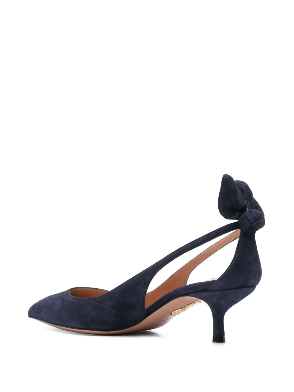 Aquazzura 40mm Bow Tie pumps Blue