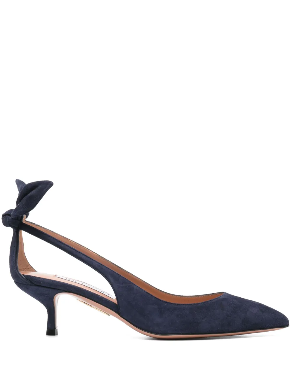 Aquazzura 40mm Bow Tie pumps Blue