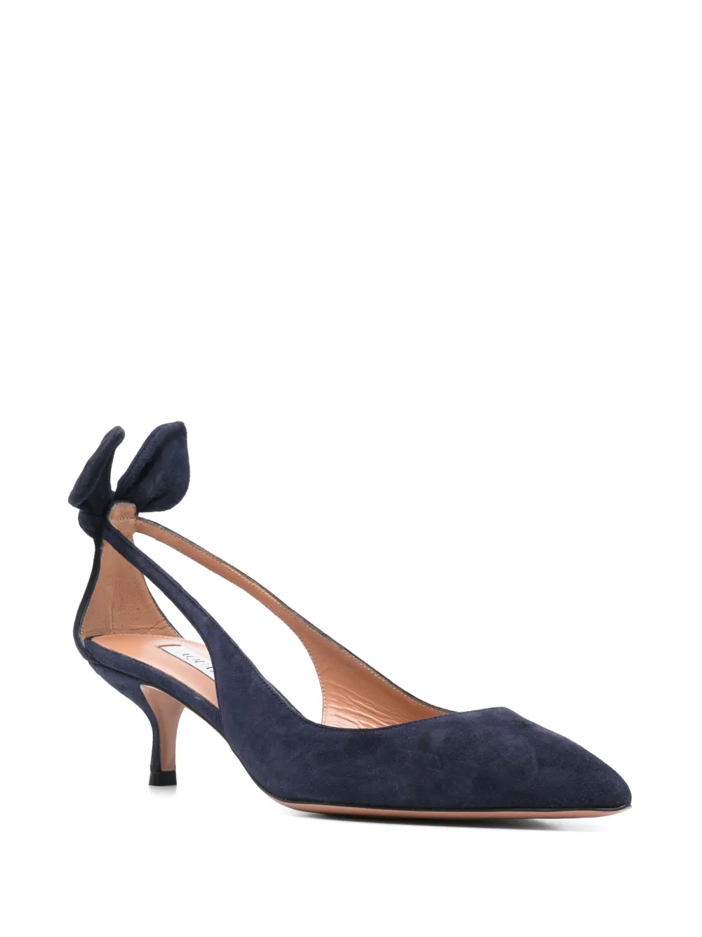 Aquazzura 40mm Bow Tie pumps Blue