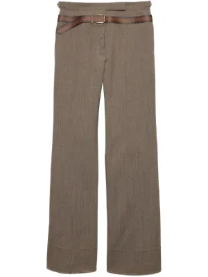 Prada Straight-Leg Pants for Women - Shop on FARFETCH