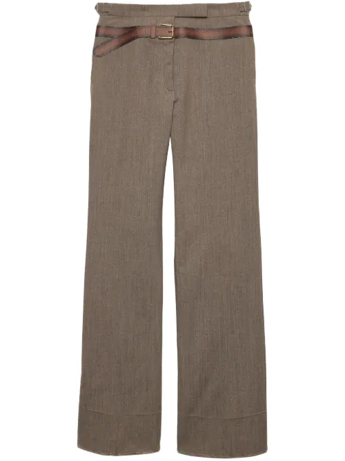 Pantalon en laine - Prada - Modalova