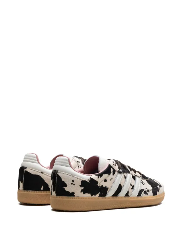 ★人気★ Adidas Samba OG Cow Print Dark Brown Off White adidas Samba OG notitle Cow Print Men's - ID6024 - US