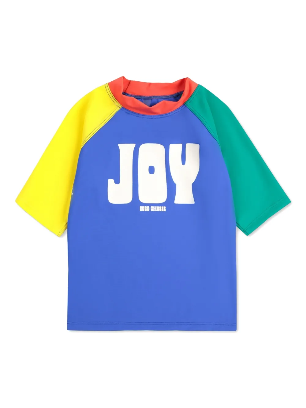 Bobo Choses T-shirt met colourblocking Blauw