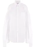 Comme Des Garçons poplin shirt - White