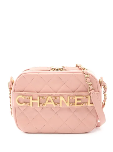 CHANEL Pre-Owned 2019 Quilted Calfskin Front Logo Camera Bag crossbody bag