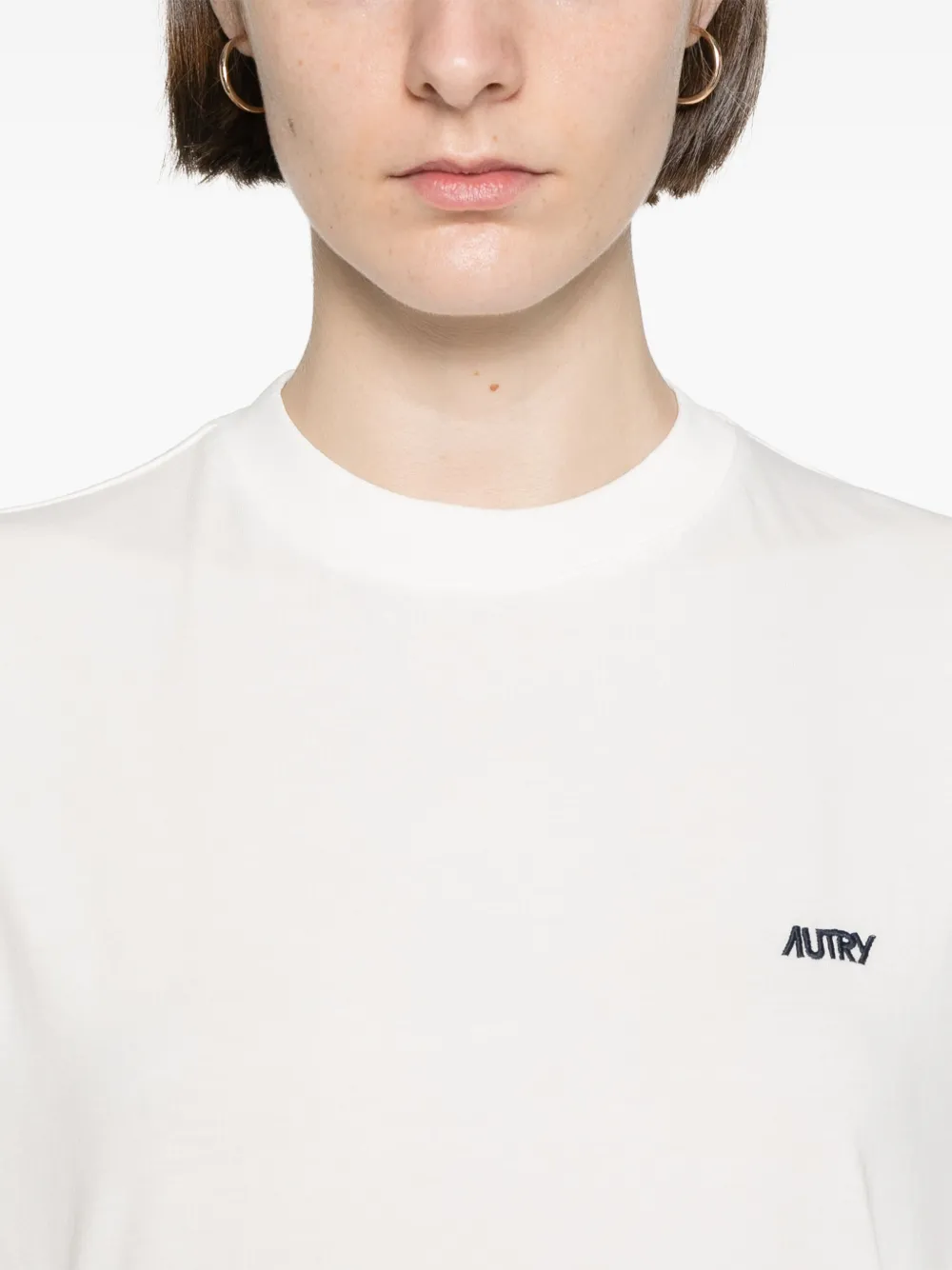 Autry Katoenen T-shirt Wit