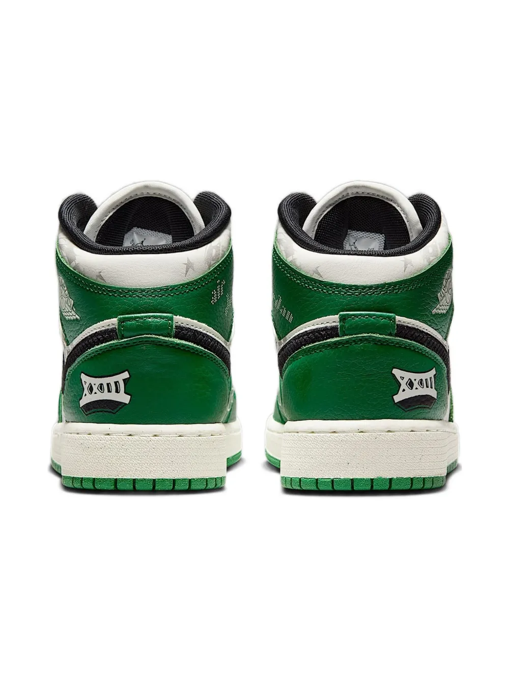 Jordan Kids Air Jordan 1 Mid "Overbranded" sneakers Green