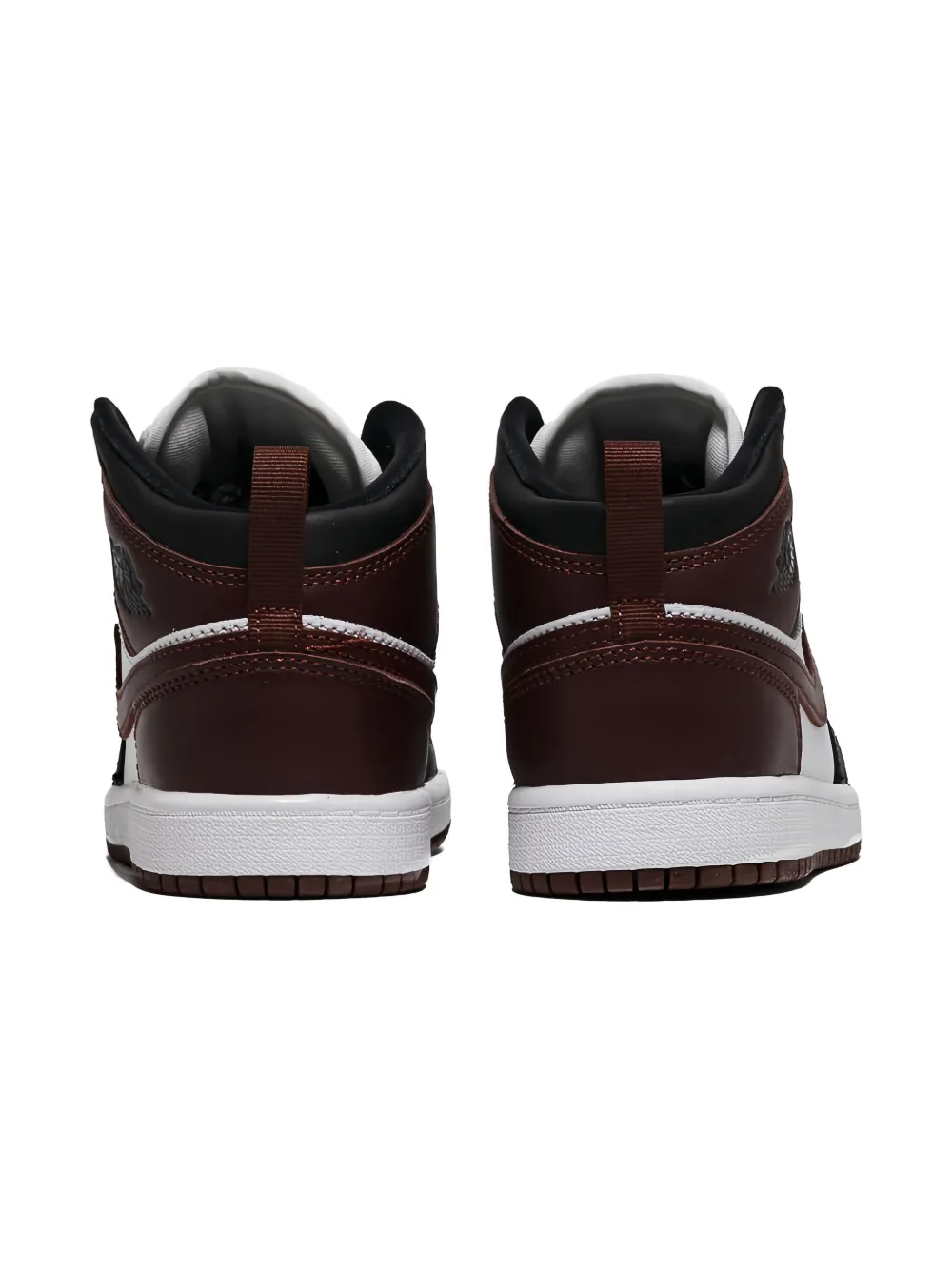 Jordan Kids Jordan 1 Mid SE "White Medium Grey Cool Grey" sneakers Wit