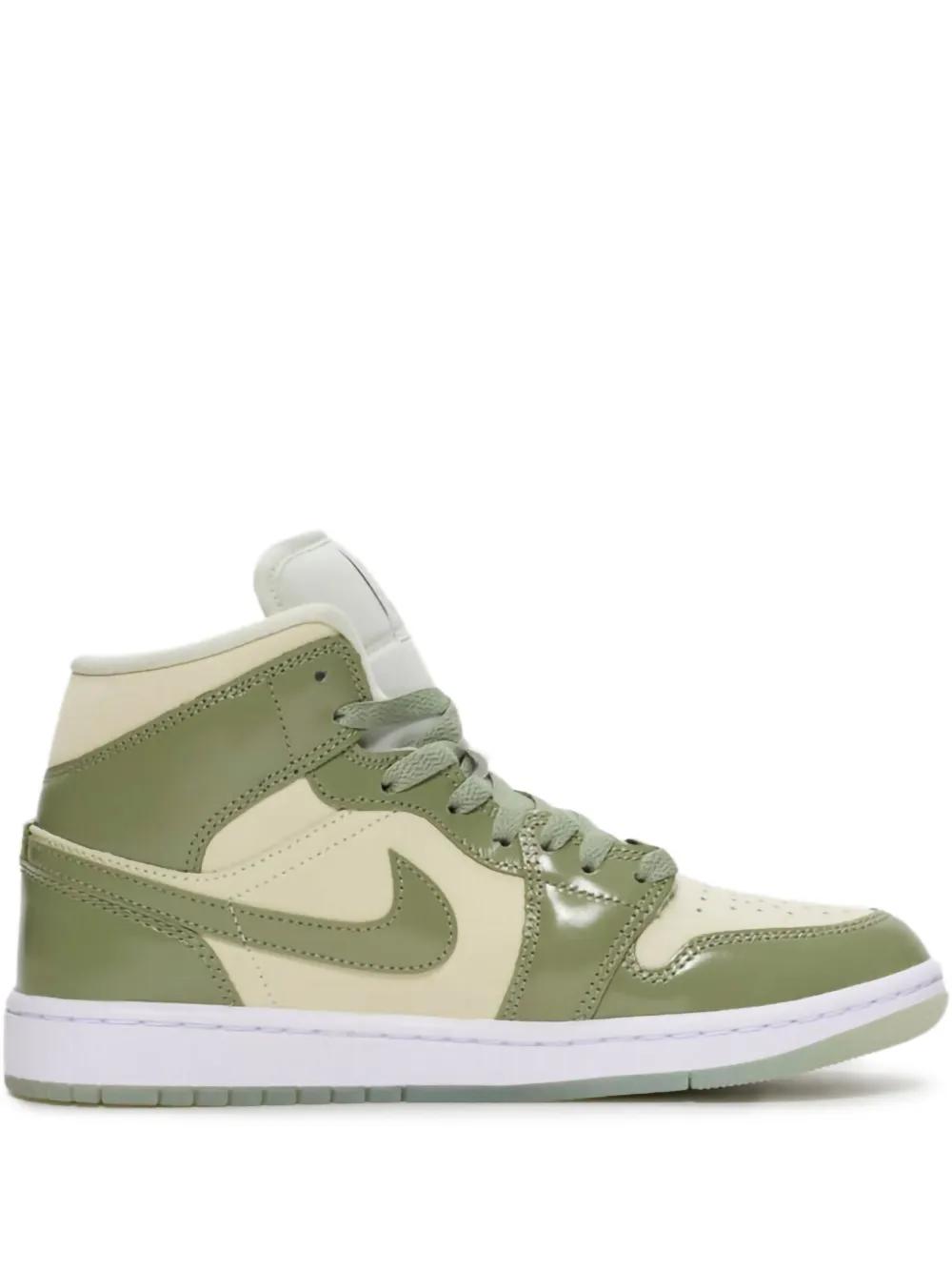 Jordan 1 Mid SE "Sea Glass/Oil Green" sneakers