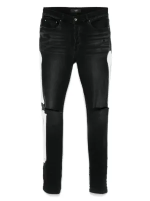 AMIRI Calça Jeans Skinny MX1 | Preto | FARFETCH BR
