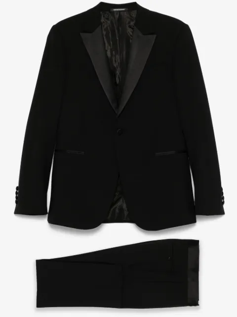 Emporio Armani costume à veste à simple boutonnage