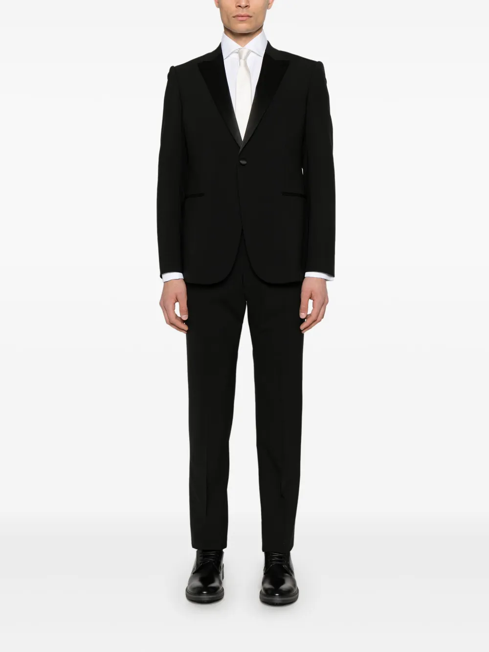 Emporio Armani Pak met enkele rij knopen Zwart