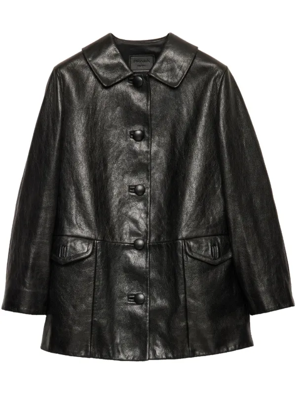 Shop Prada Leather Jacket | Saks Fifth Avenue