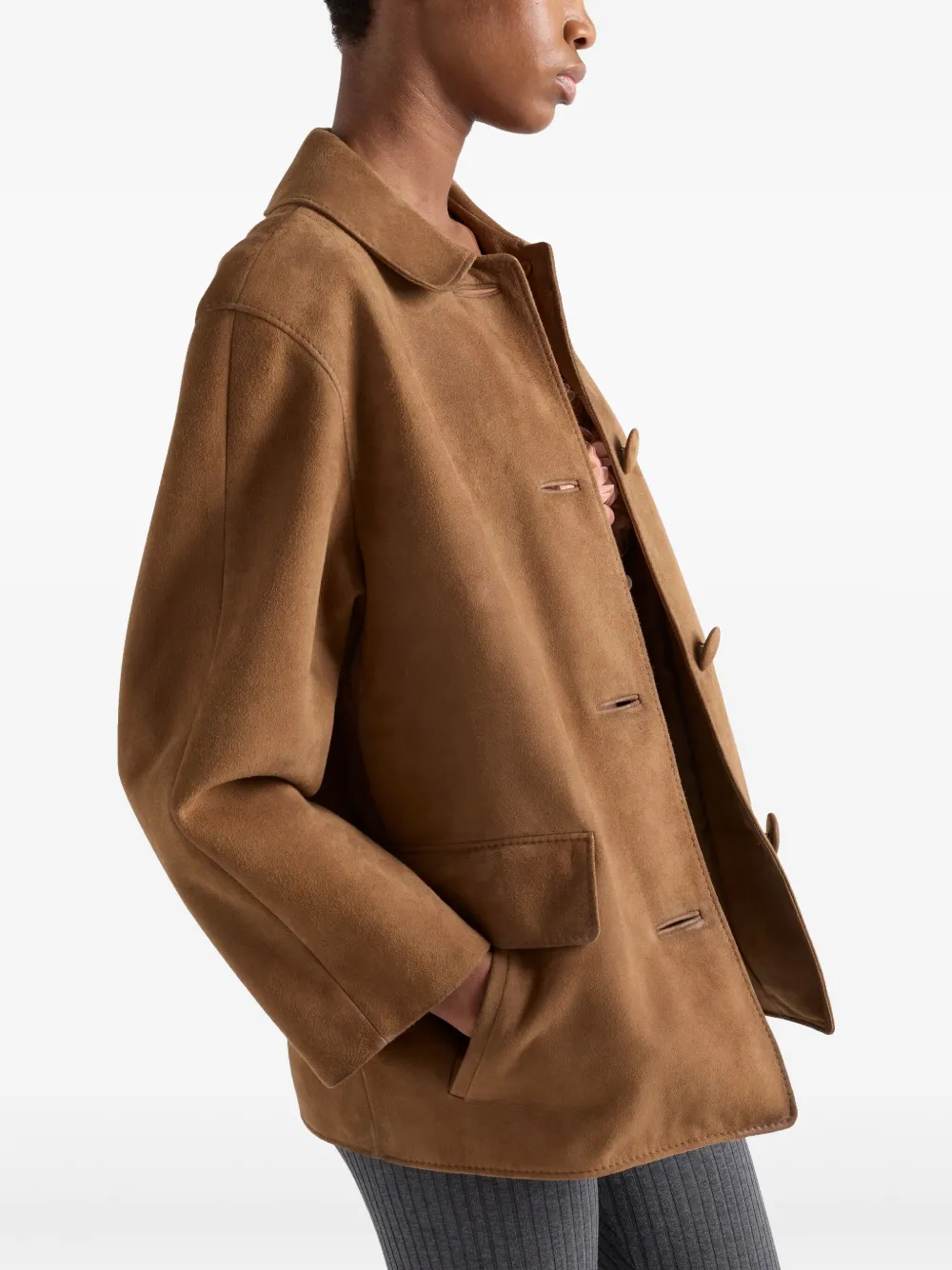 Prada Suède jack Bruin