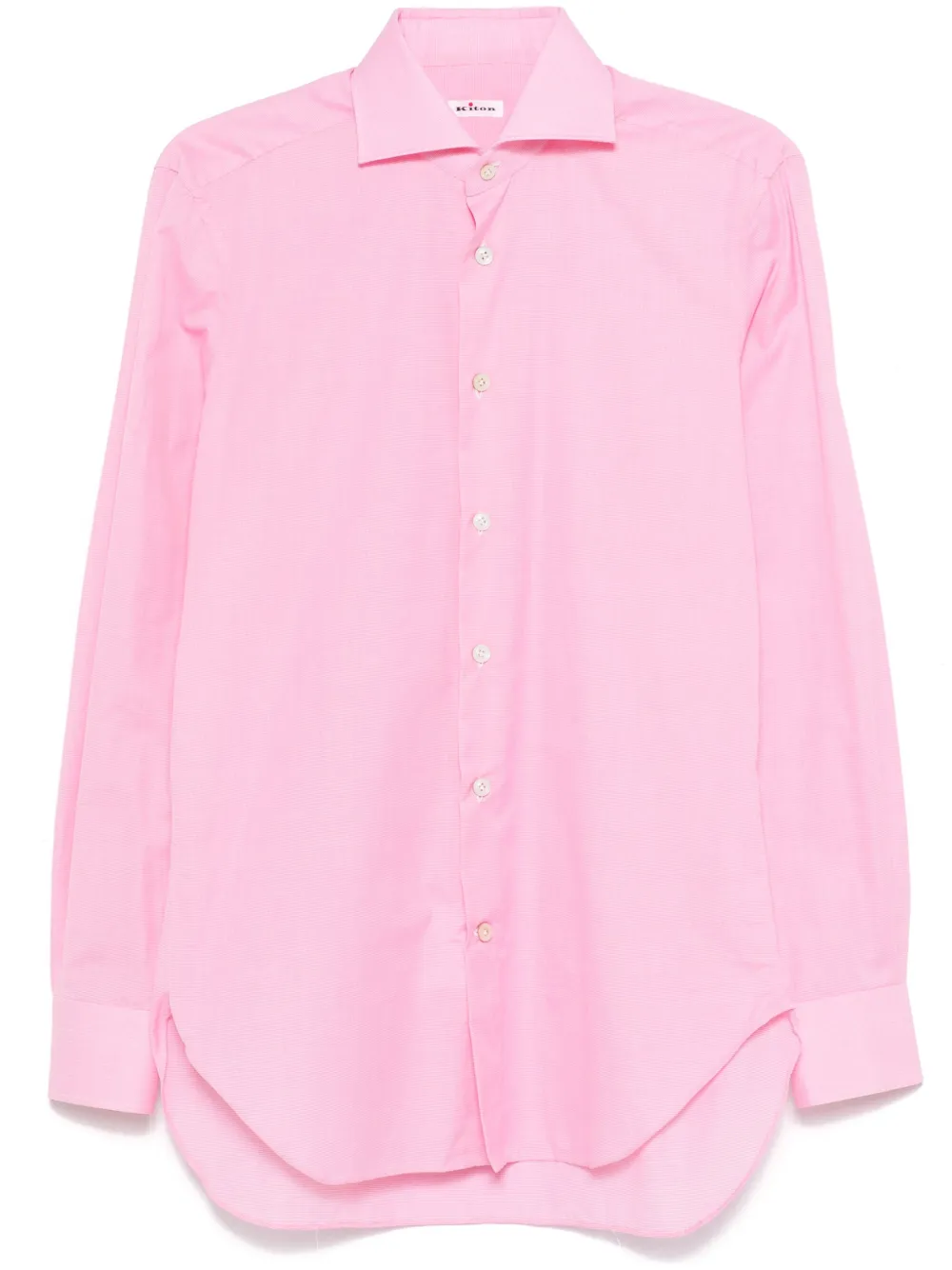 Kiton camisa de algodón | rosado | Image 1