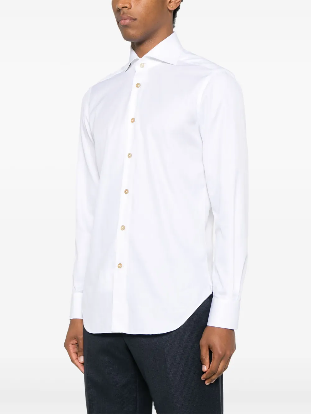 KITON COTTON SHIRT 