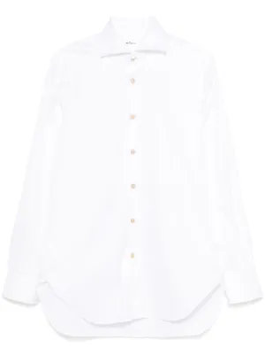 KITON - キートンの上質でとてもお洒落で華やかなコットンシャツ
