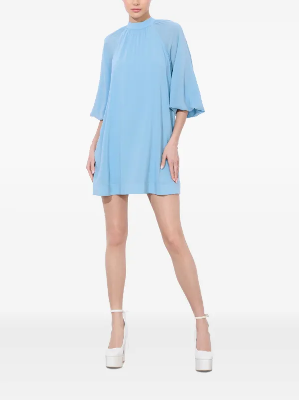 long sleeve purple dress mini Lilac Satin Long Sleeve Mini Dress – TFIT SHOP