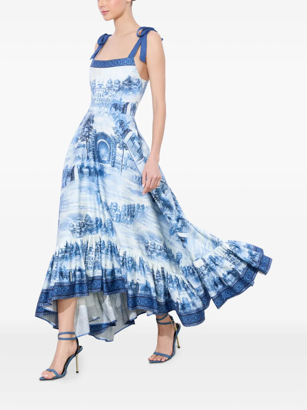 Alice + olivia Rosalee maxi-jurk - Blauw