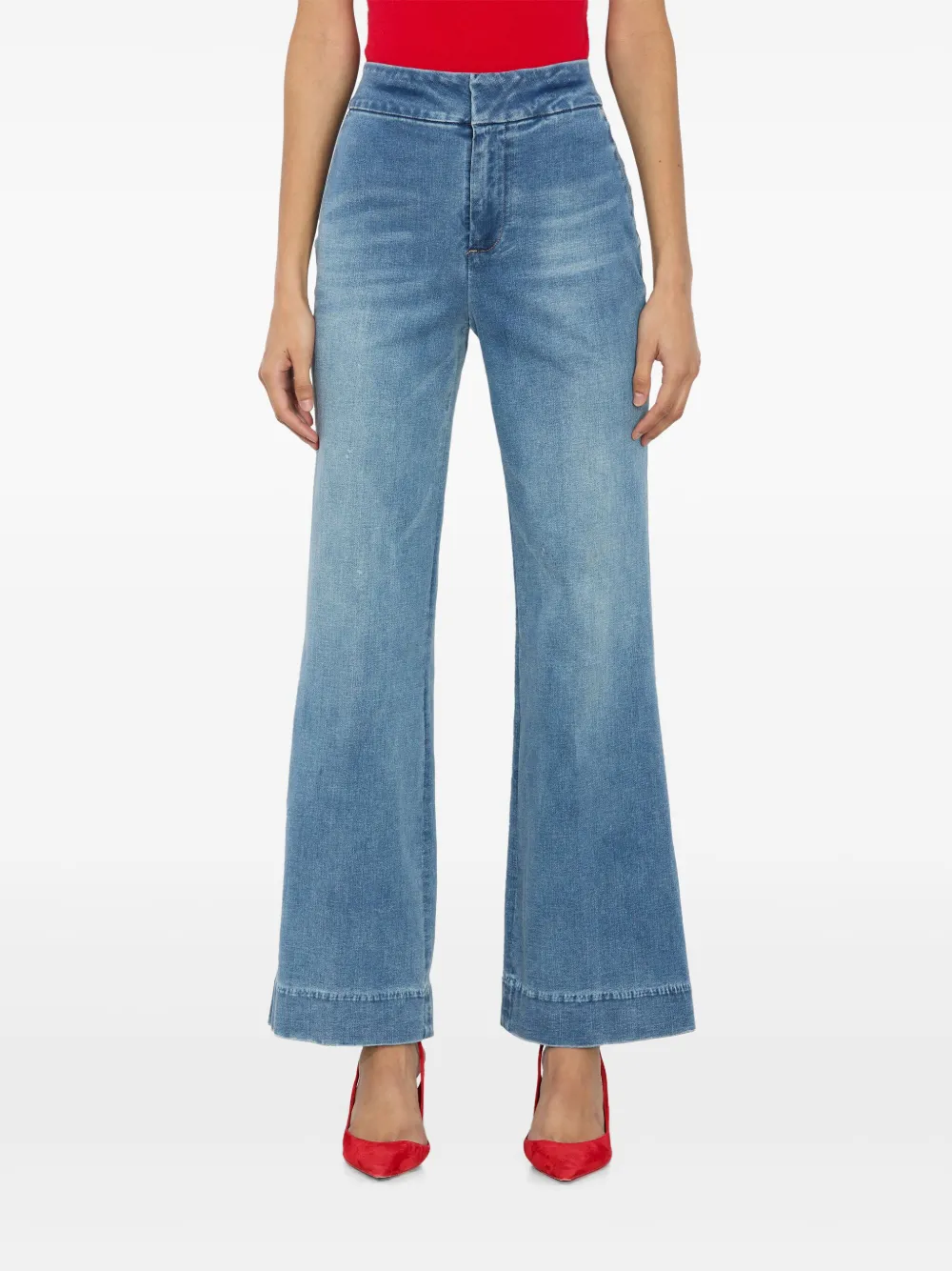 alice + olivia Quinn bootcut jeans Blauw