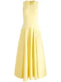 alice + olivia Adley midi dress - Yellow