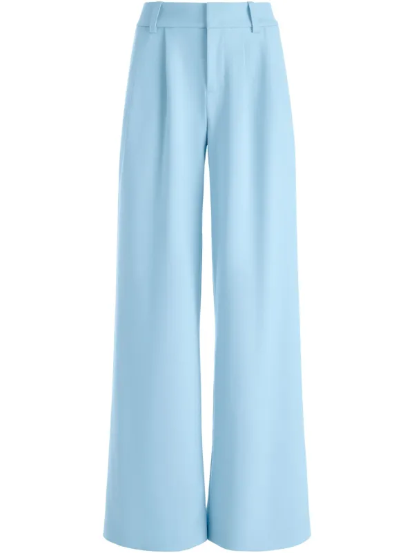 【Alice+Olivia】アリス&オリビア KENNEDY トラウザー パンツ Kennedy Trouser In Mineral Blue | Alice + Olivia