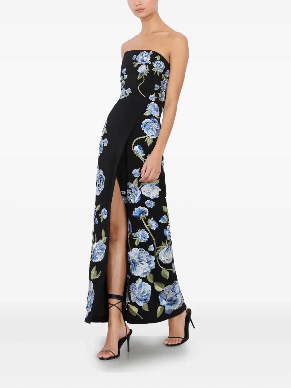 ALICE AND OLIVIA JERI FLORAL-PRINT PLAYSUIT