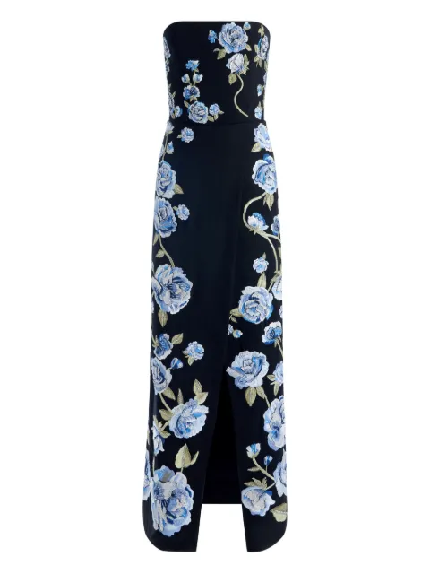alice + olivia Jeri floral-print playsuit