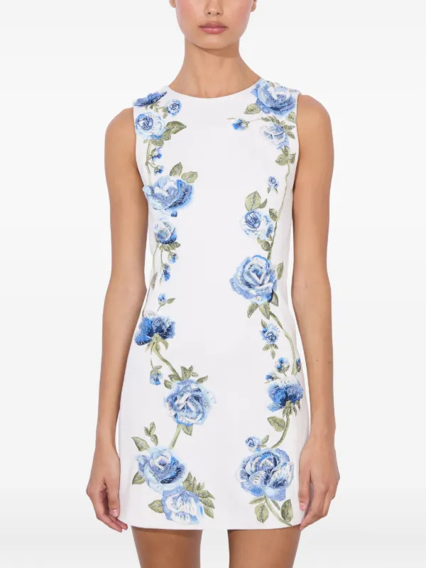 Alice + Olivia Clyde Dress | White | FARFETCH