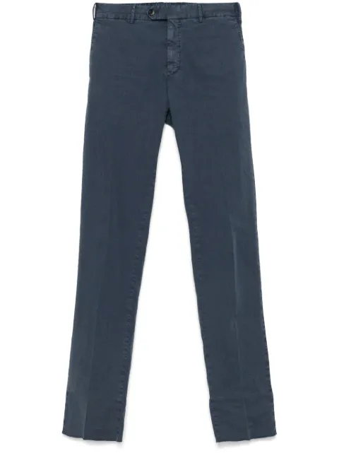 PT Torino slub-texture trousers