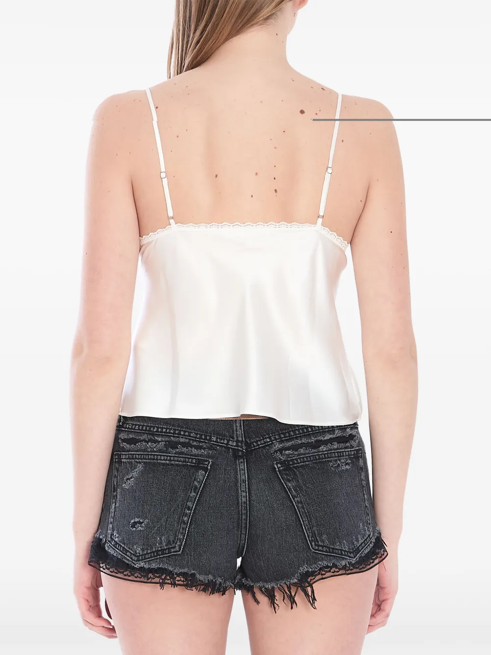 Alexander Wang Tanktop met kant Wit