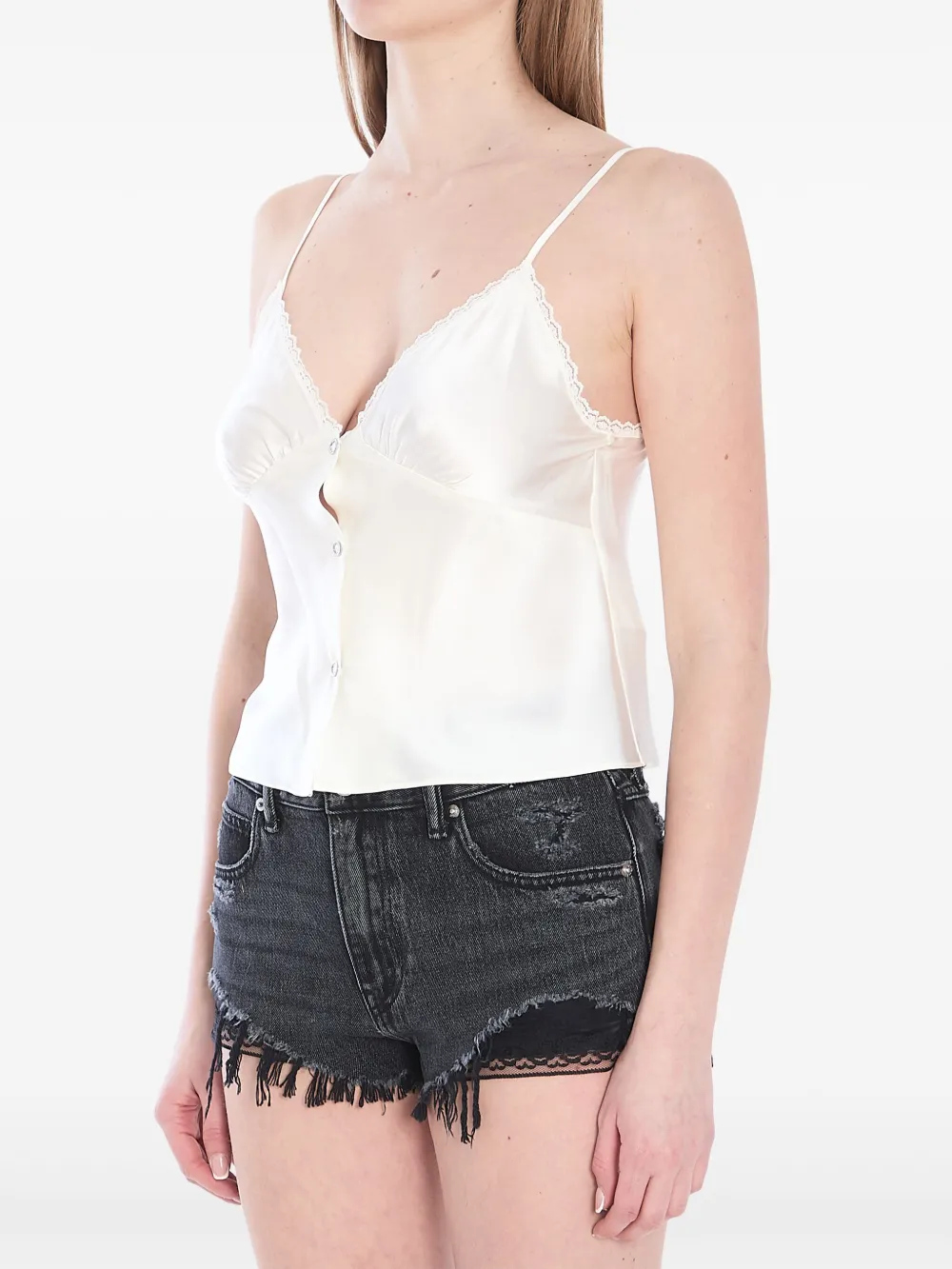 Alexander Wang Tanktop met kant Wit