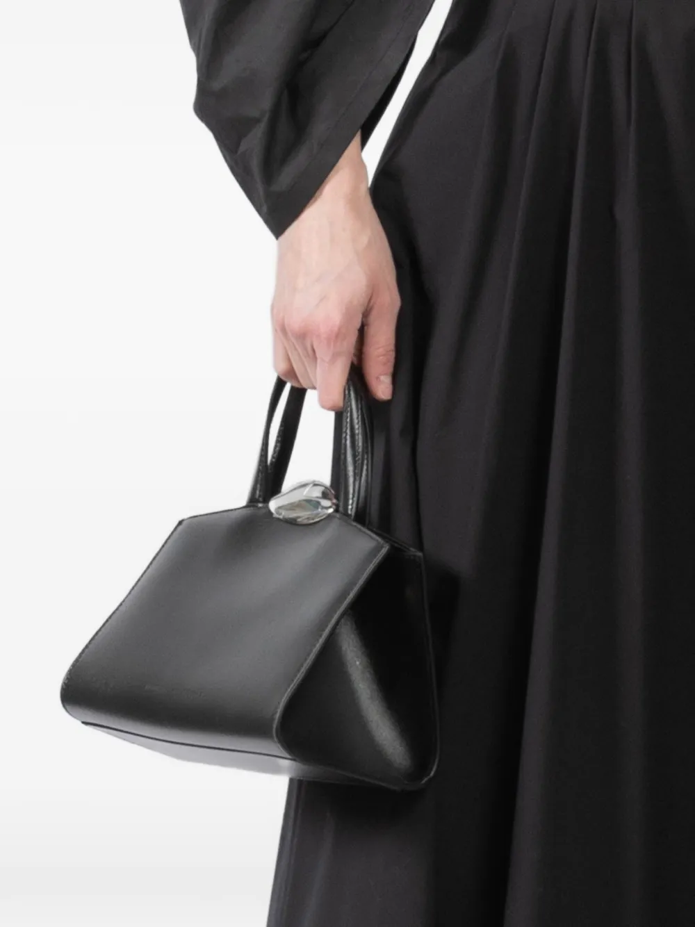 Benedetta Bruzziches Serena shopper met handgreep Zwart