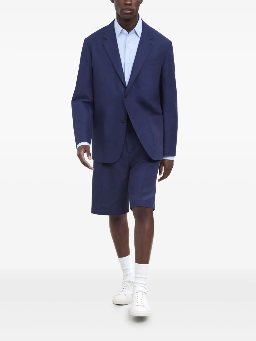 Filippa K Blazer met enkele rij knopen Blauw