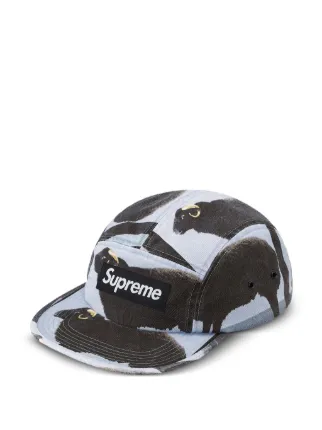 Supreme x Damien Hirst Camp Cap | Black | FARFETCH CA