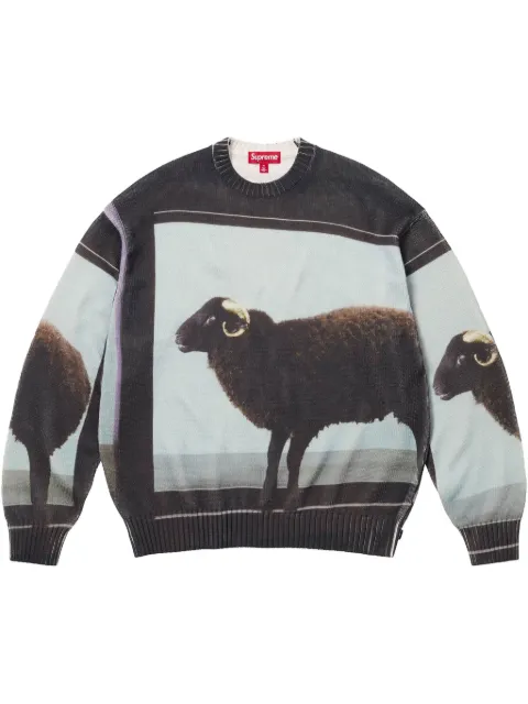 Supreme suéter tejido en intarsia de Supreme x Damien Hirst